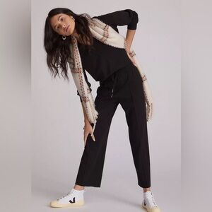 Daily Practice Black Sweater and Knot Pant lounge set in Black